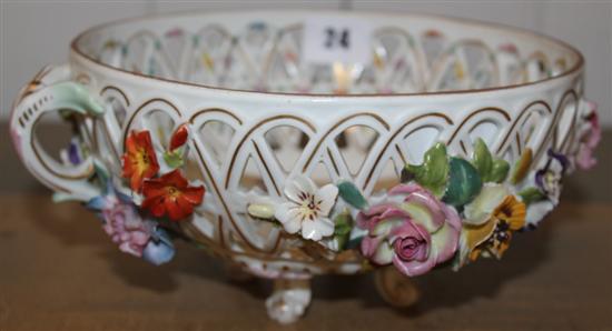 Dresden floral bowl